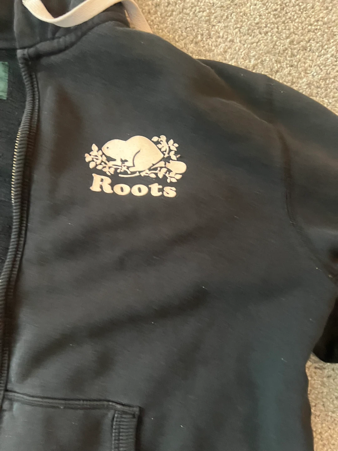 Roots Black Full Zip Hoodie - Men's M/M - photo 2