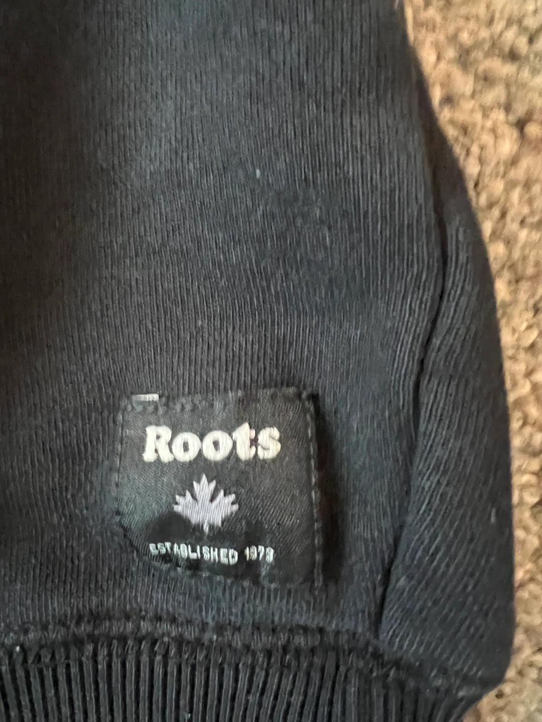Roots Black Full Zip Hoodie - Men's M/M - photo 5