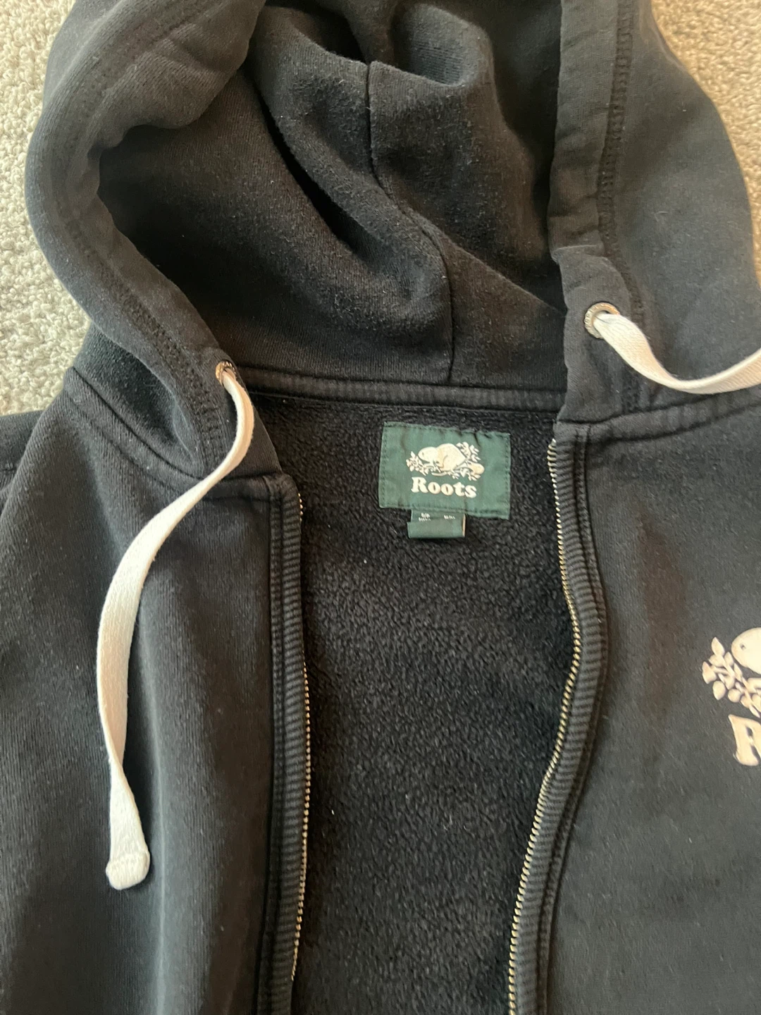 Roots Black Full Zip Hoodie - Men's M/M - photo 3
