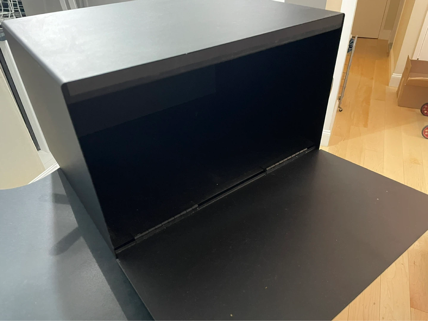 Yamazaki Home Black Steel Bread Box - photo 2