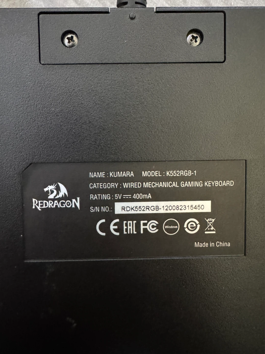 Redragon Kumara K552RGB-1 Mechanical Gaming Keyboard - photo 2