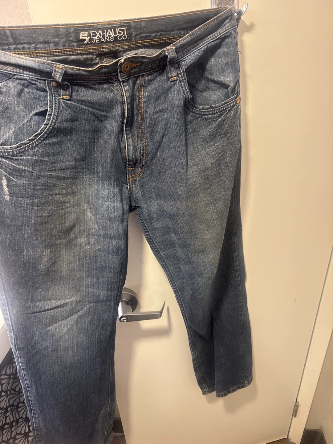 Exhaust Jeans Co. Men's Blue Denim Jeans Size 38