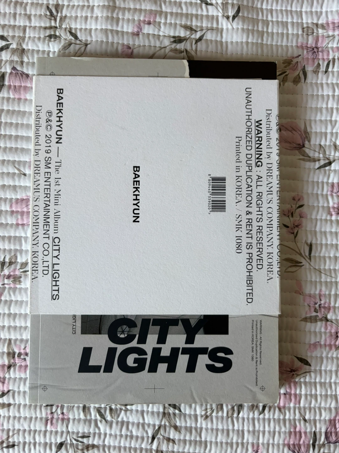 EXO BAEKHYUN The 1st Mini Album CITY LIGHTS Day ver.