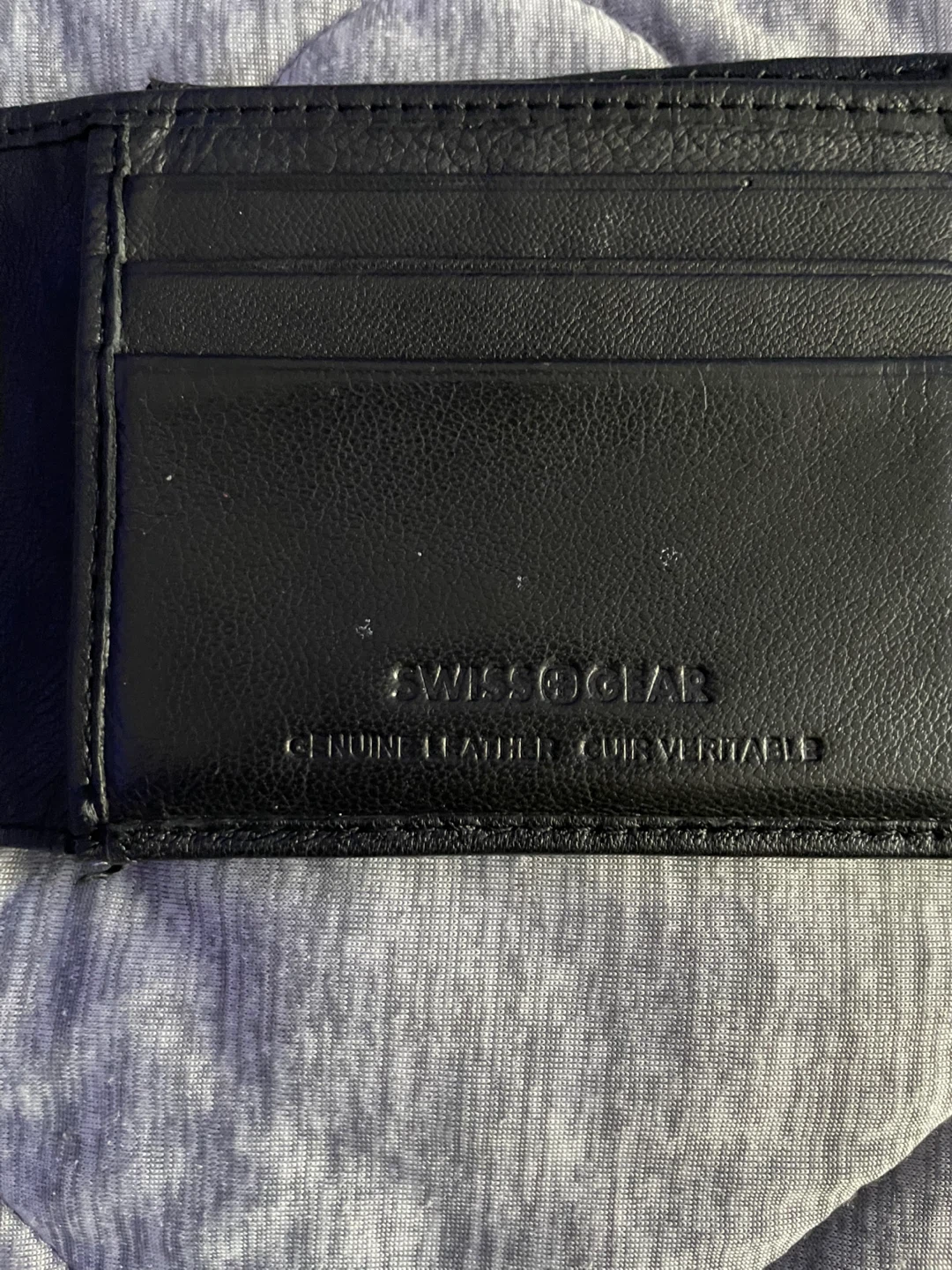 Swiss Gear RFID Bifold Wallet - Black Learher - photo 5
