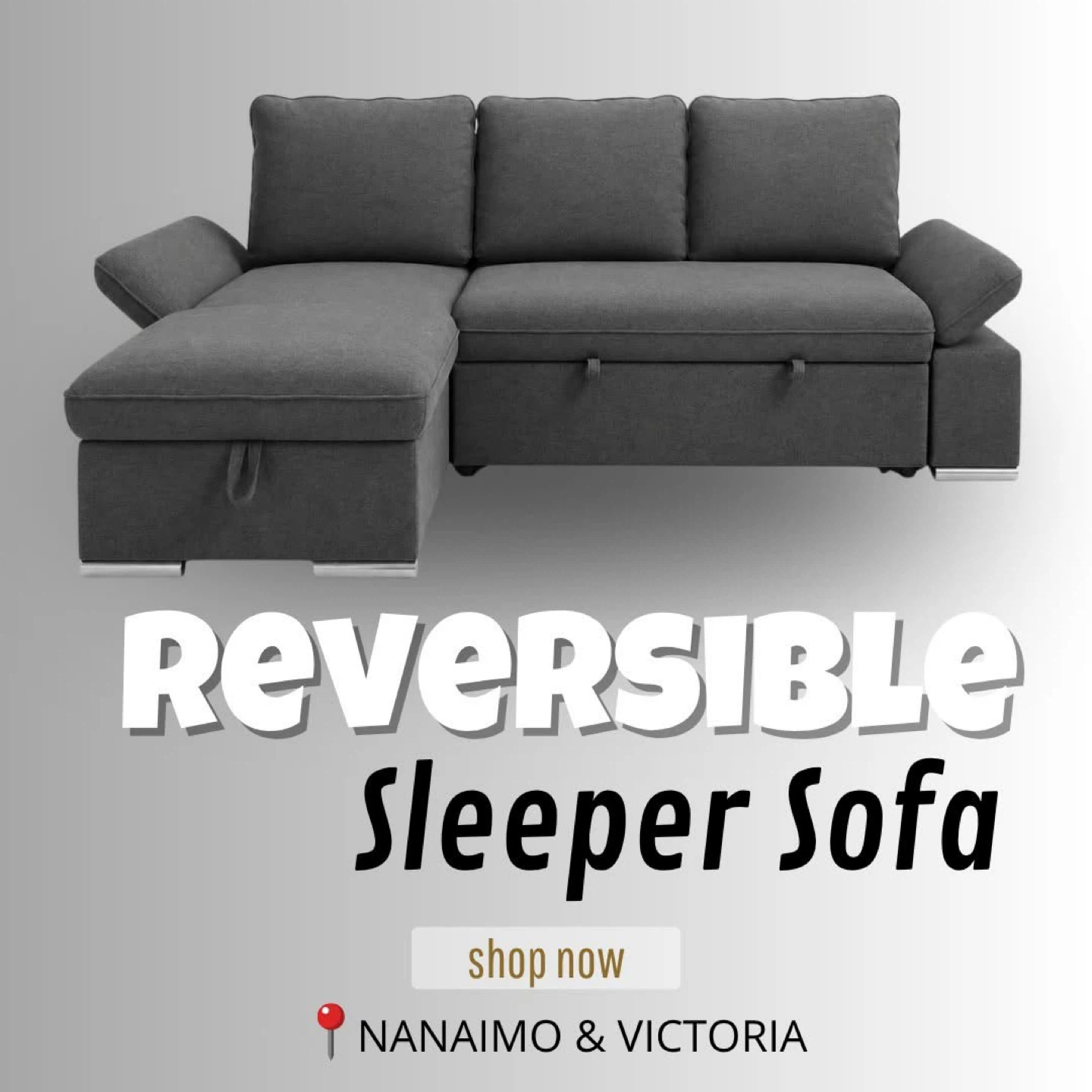 🔥 Reversible Sleeper Sofa SALE – Only $1299 🔥