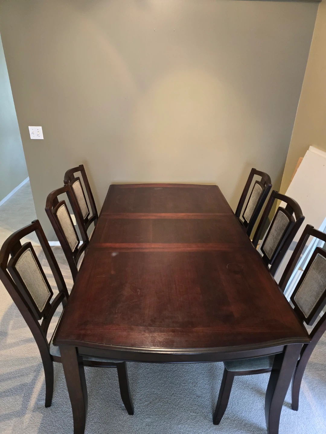 Extendable Dining Table and 6 Chairs - photo 3