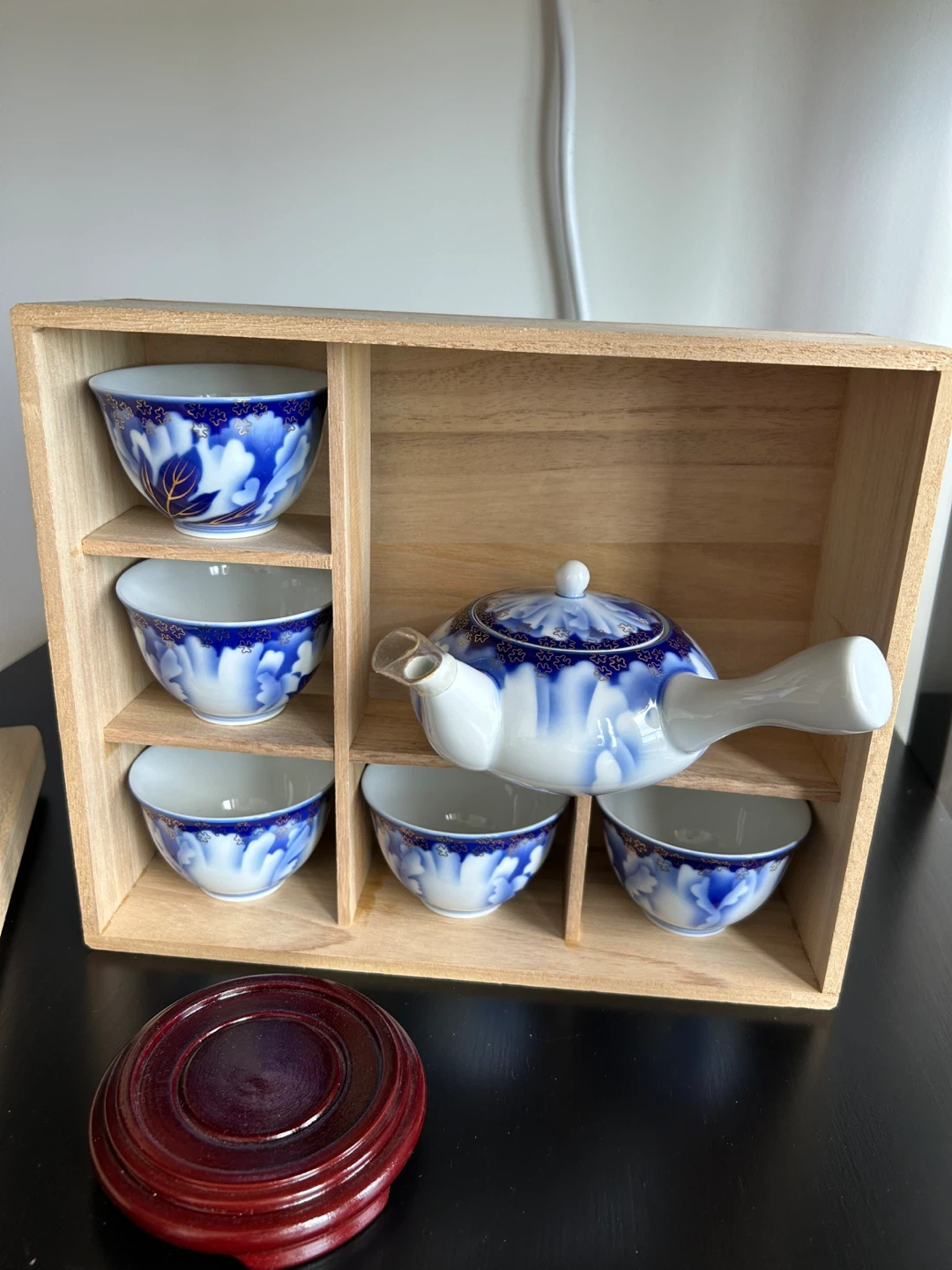 Japanese Tea Set with Teapot and 5 Cups - photo 2