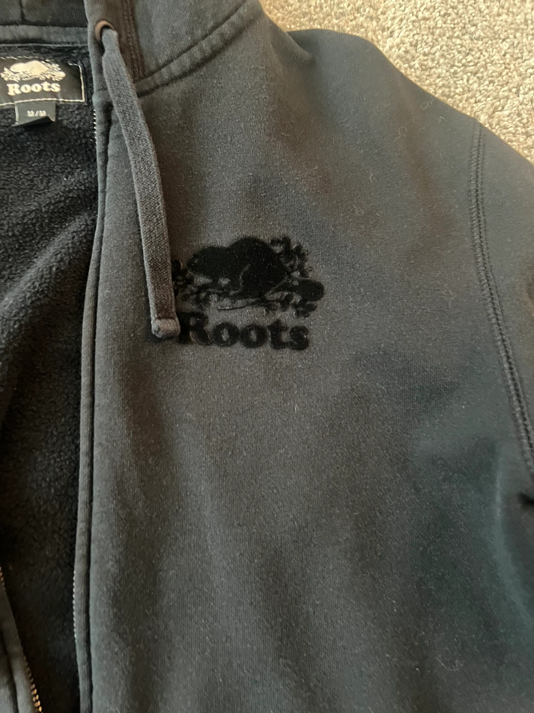 Roots Black Zip-Up Hoodie - photo 3