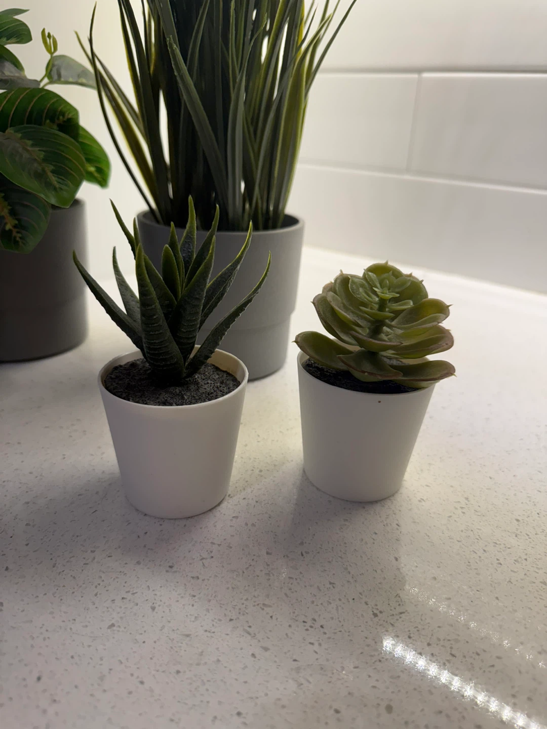 Set of 4 Artificial Potted Plants - photo 2