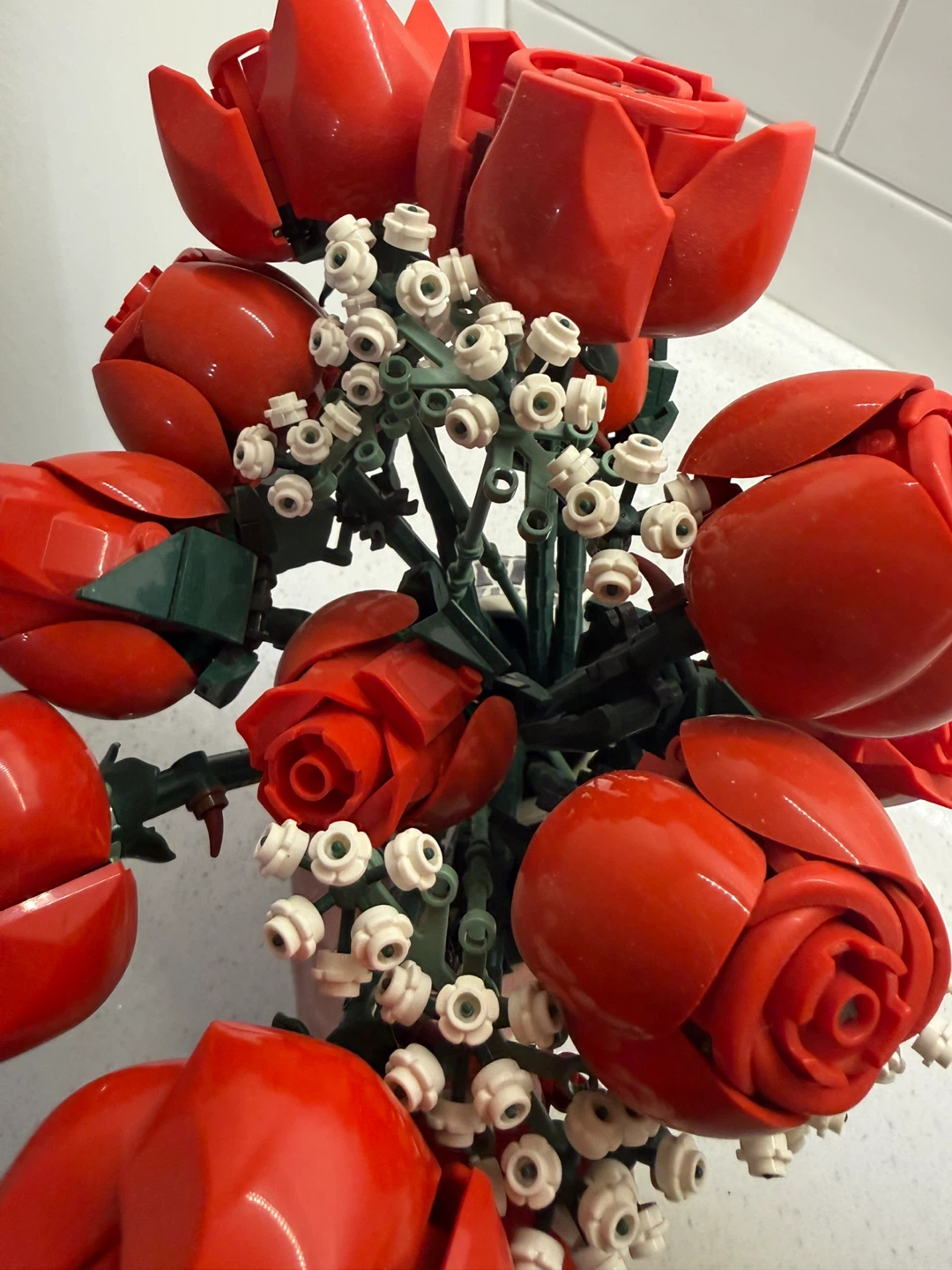 LEGO Flower Bouquet Building Set with vase - photo 3