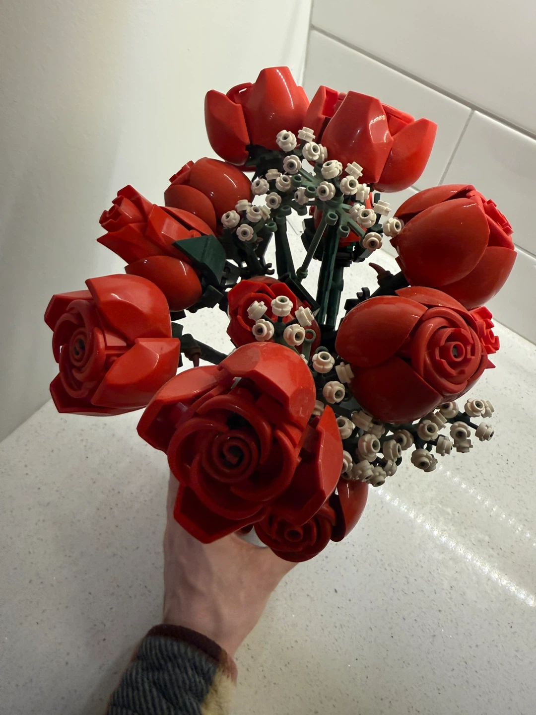LEGO Flower Bouquet Building Set with vase - photo 2