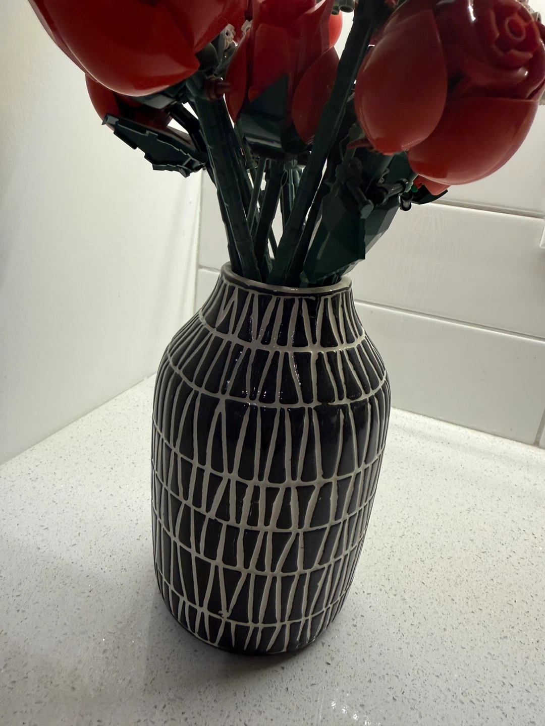 LEGO Flower Bouquet Building Set with vase - photo 4