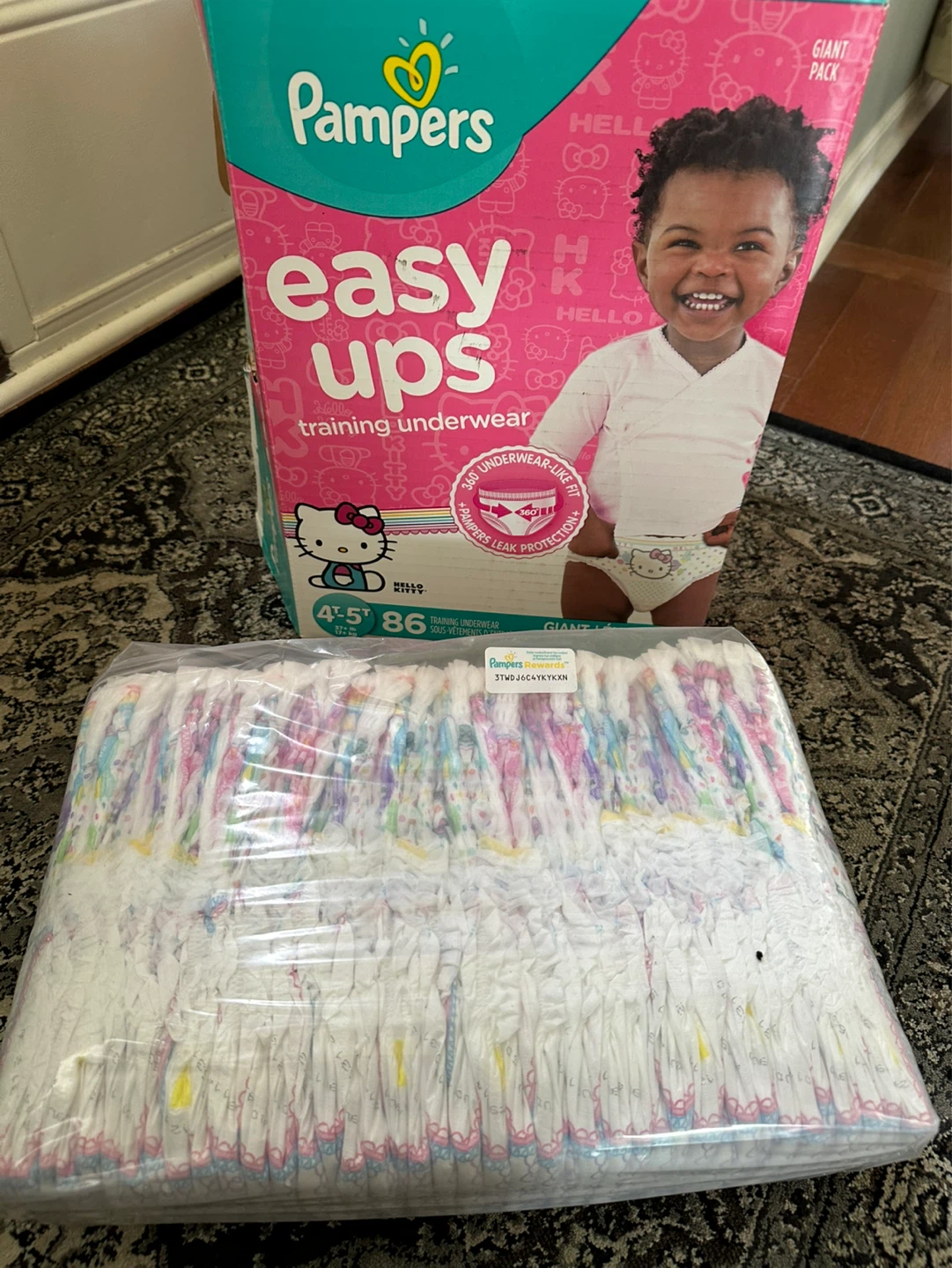 Pampers Easy Ups Training Underwear Size 4-5 (43 Count)