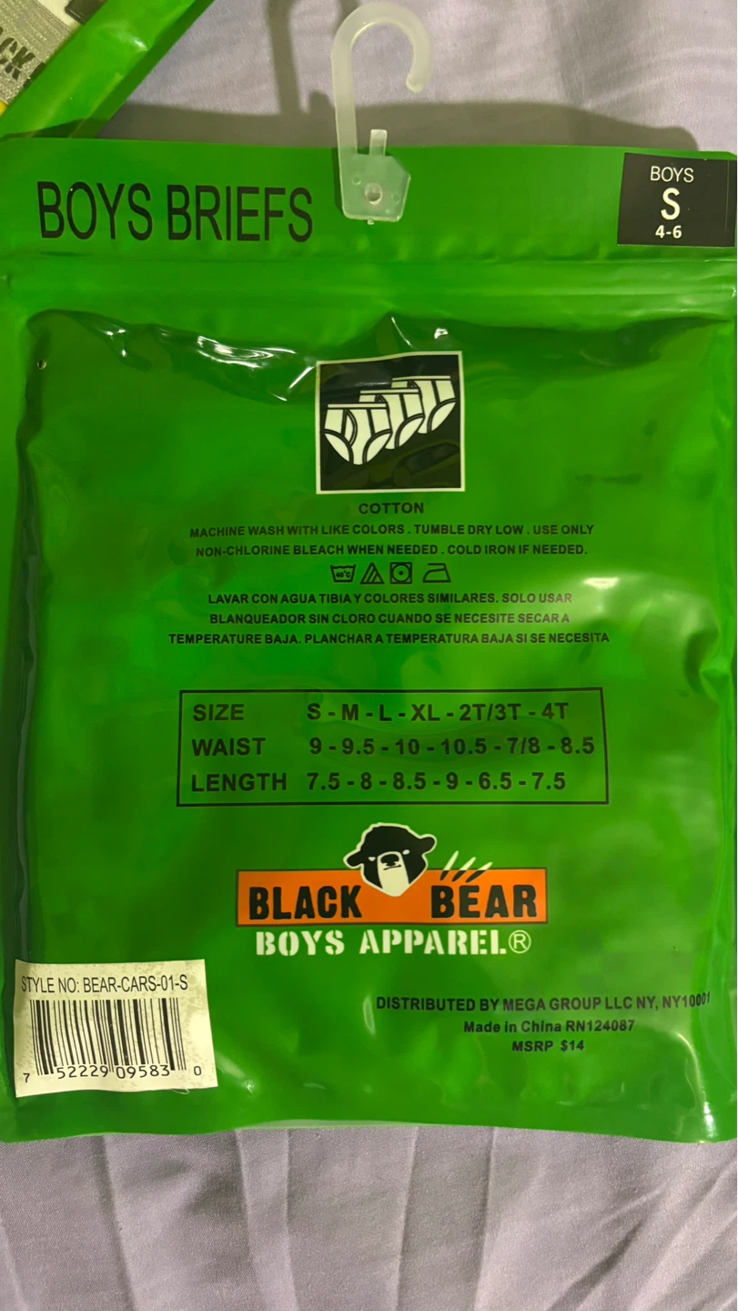 Boys Apparel S/4-6 Briefs 3 Pack 3 for $5 - photo 2
