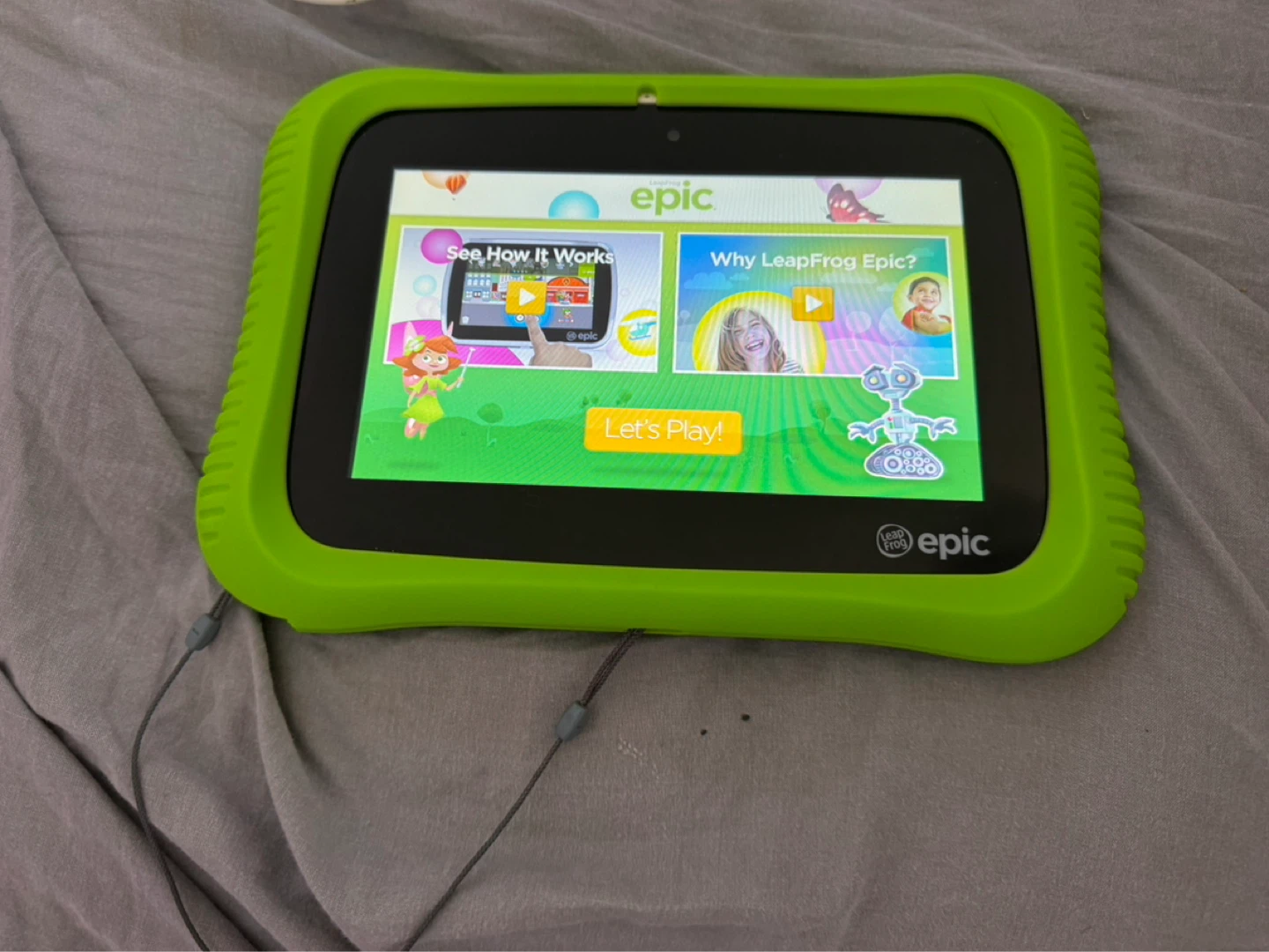 LeapFrog Epic Kids Tablet – Works Great – Includes Stylus