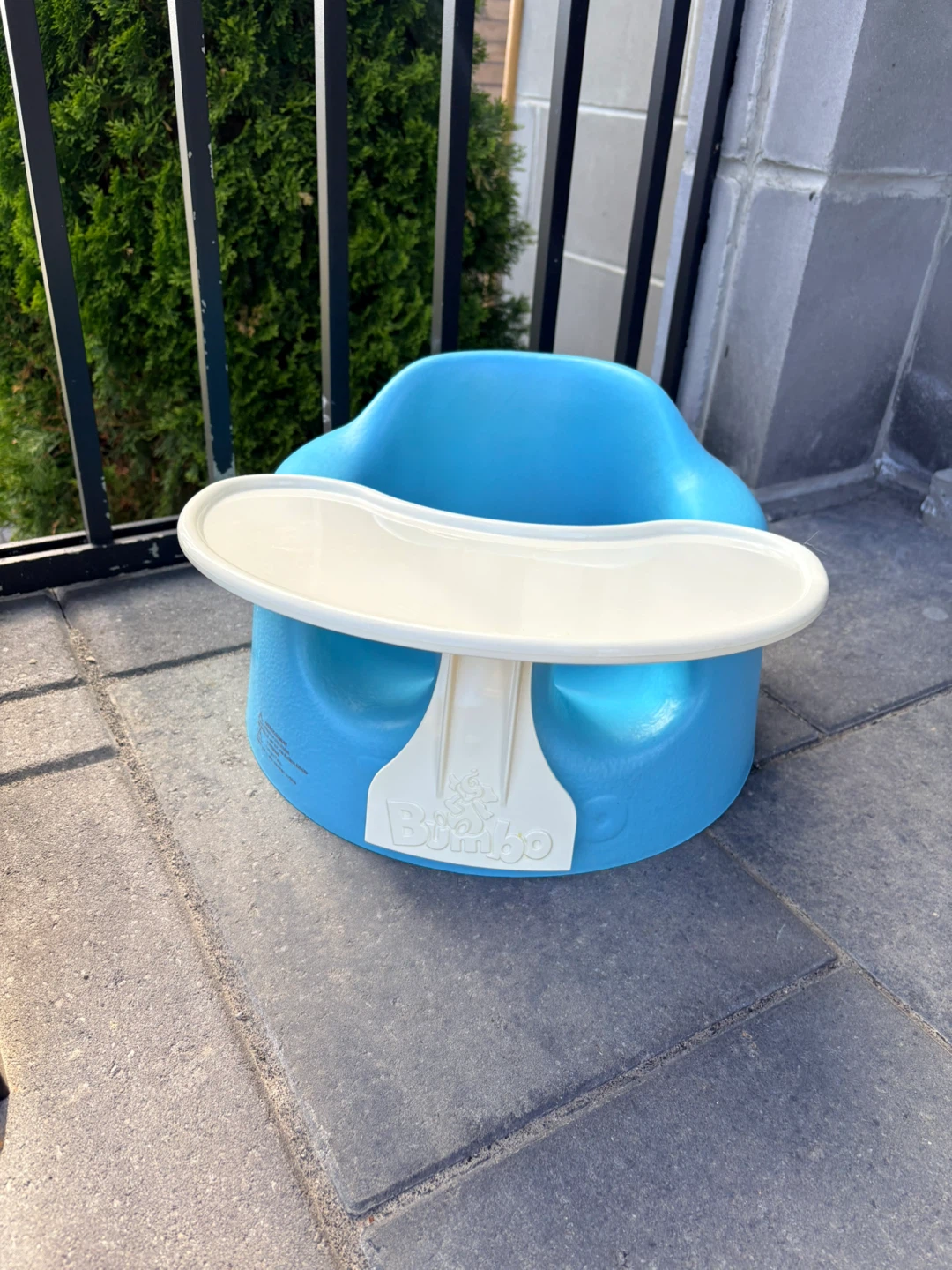 Purple and blue bumbo Baby Booster Seats with Tray - photo 3