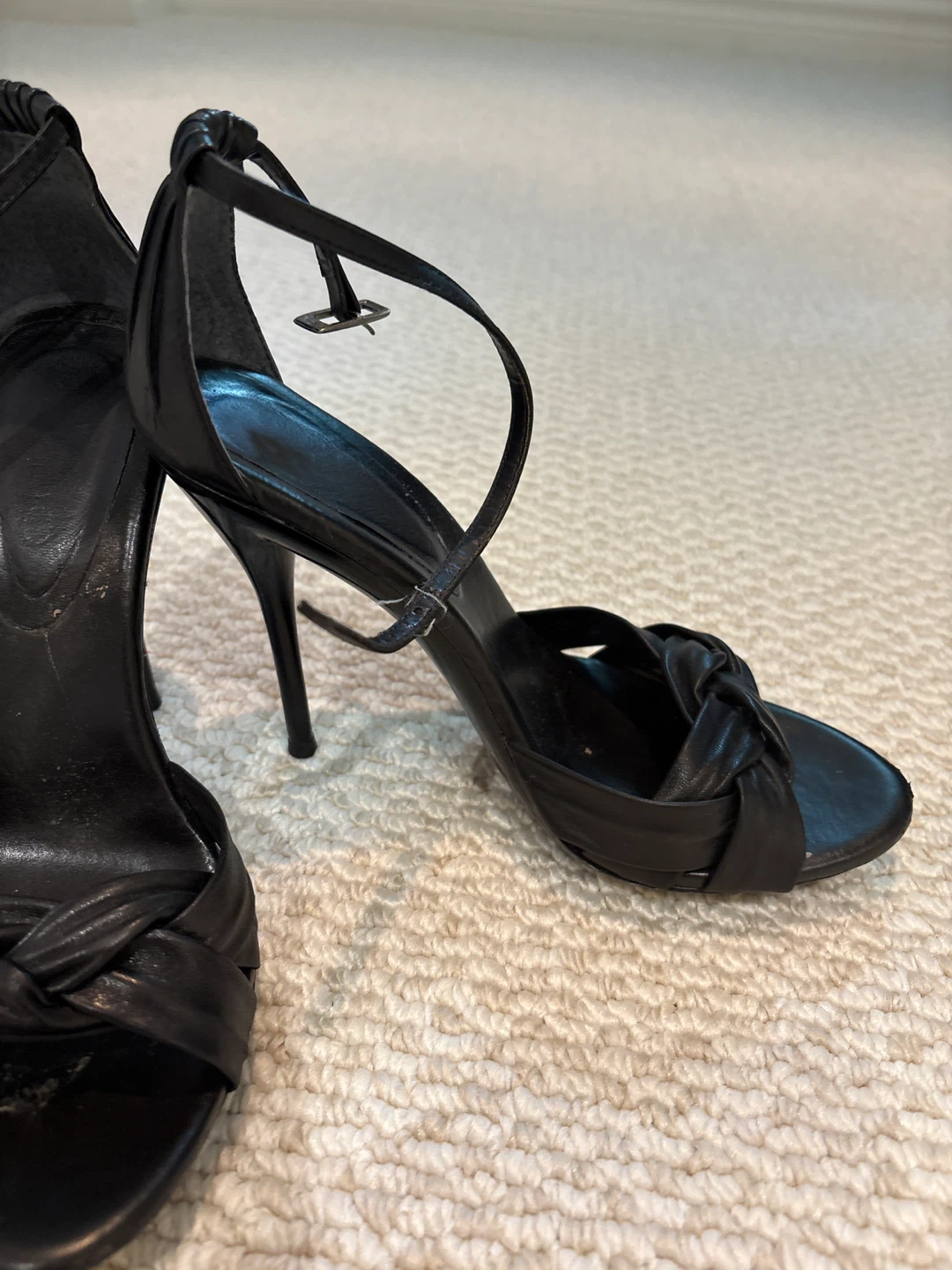 Black Strappy Heeled Sandals - photo 2