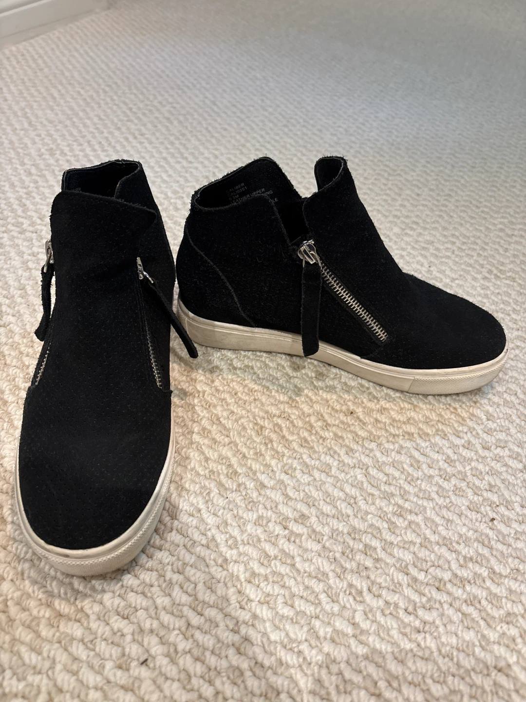 Steve Madden Black Suede High-Top Sneakers - photo 3