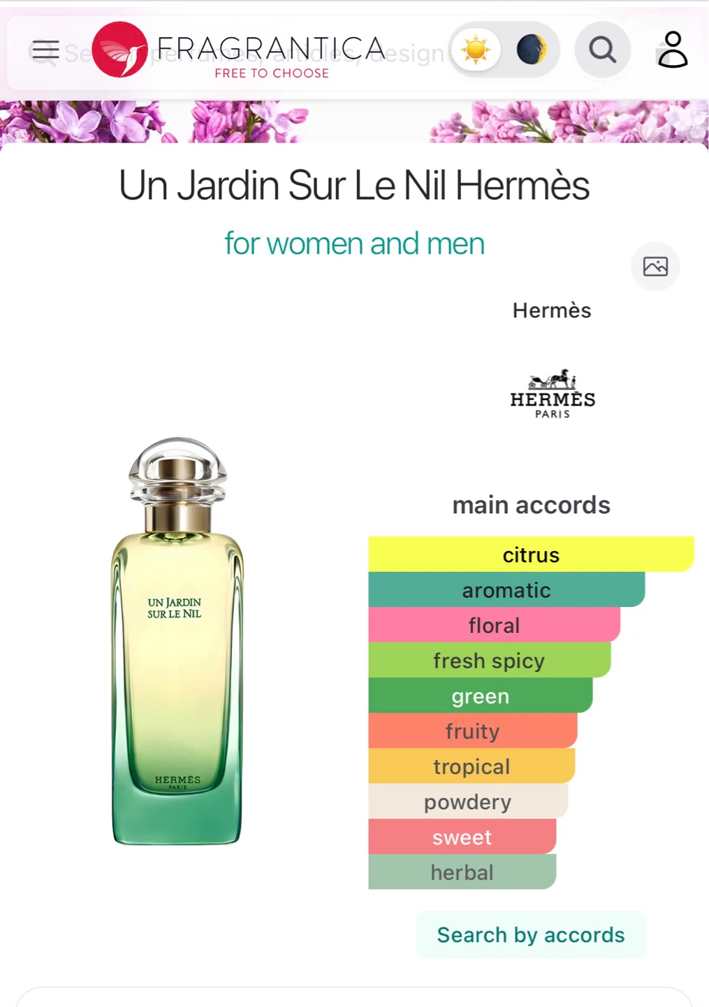 Hermès Un Jardin Sur Le Nil Eau de Toilette 15ml - photo 4