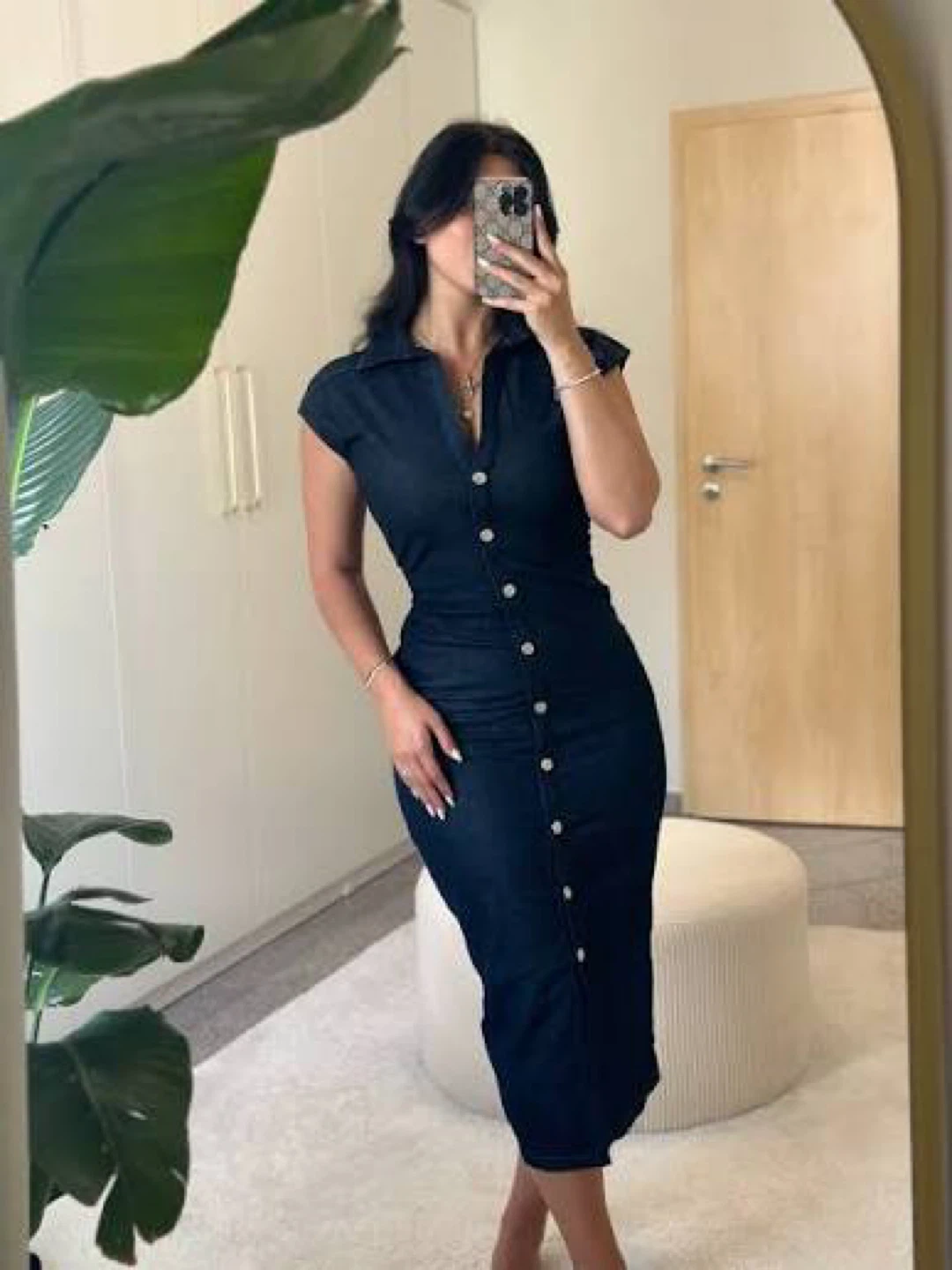 ZARA Denim Shirtdress - Size Medium