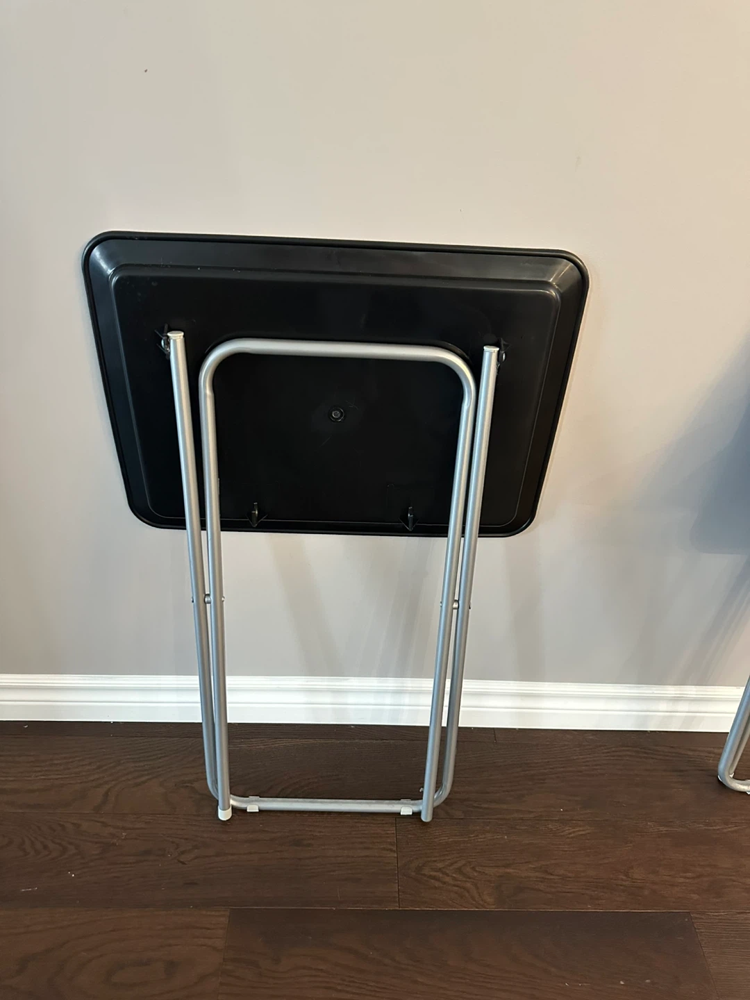 Set of 4 Black Tray Tables - photo 3