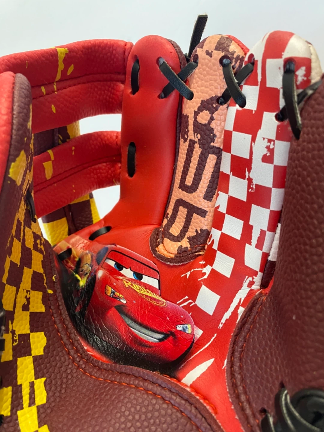 Lightning McQueen Baseball Glove left handed
