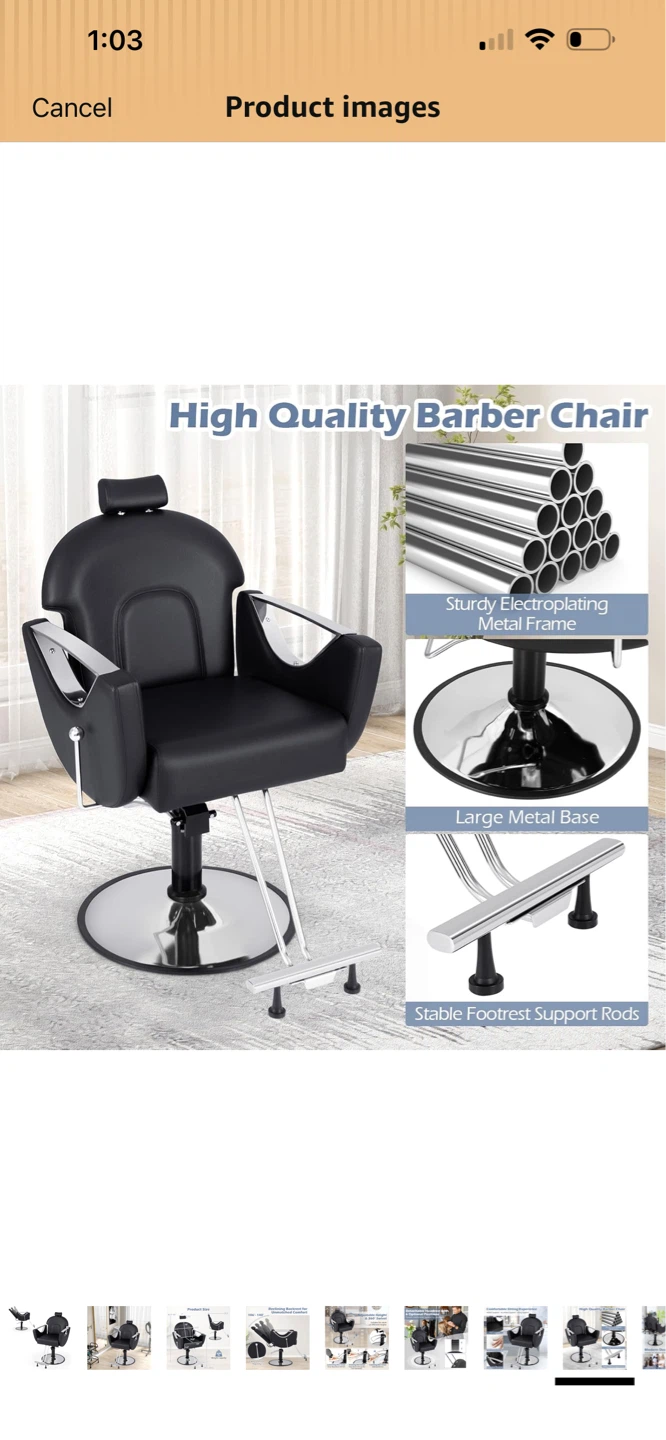 New High Quality Barber Chair - photo 2