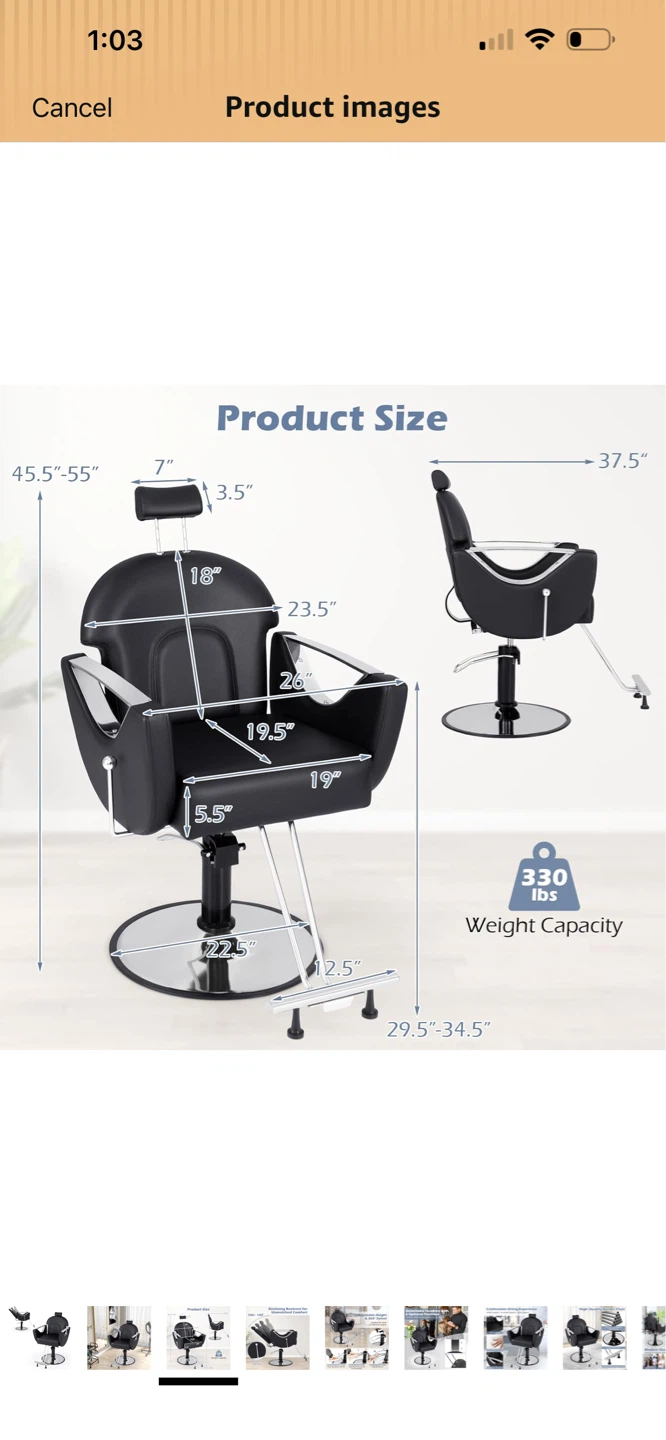 New High Quality Barber Chair - photo 5