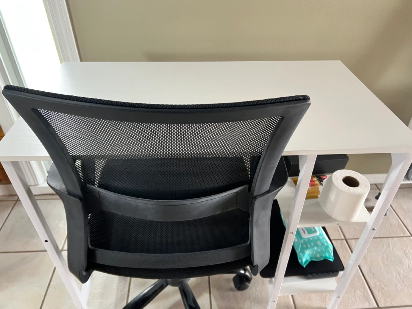 Office Chair and White Desk - photo 3