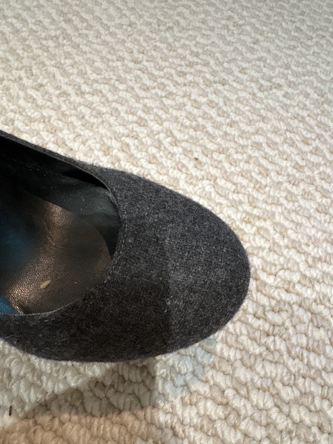 Jessica Simpson Grey Wool Blend Heels - photo 3