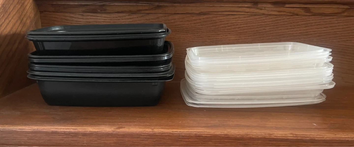 Assorted Used Take-Out Storage Containers - photo 4
