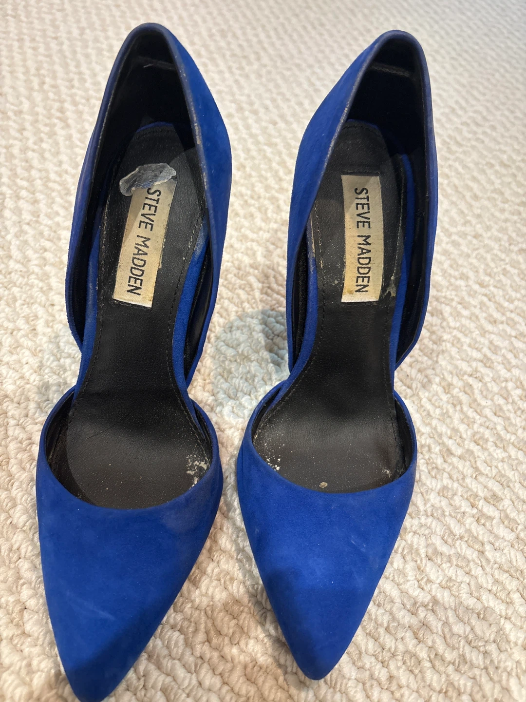 Steve Madden Women's Blue Suede Pumps