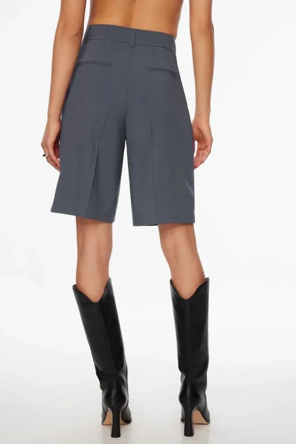 Women's Grey Bermuda Shorts - photo 4