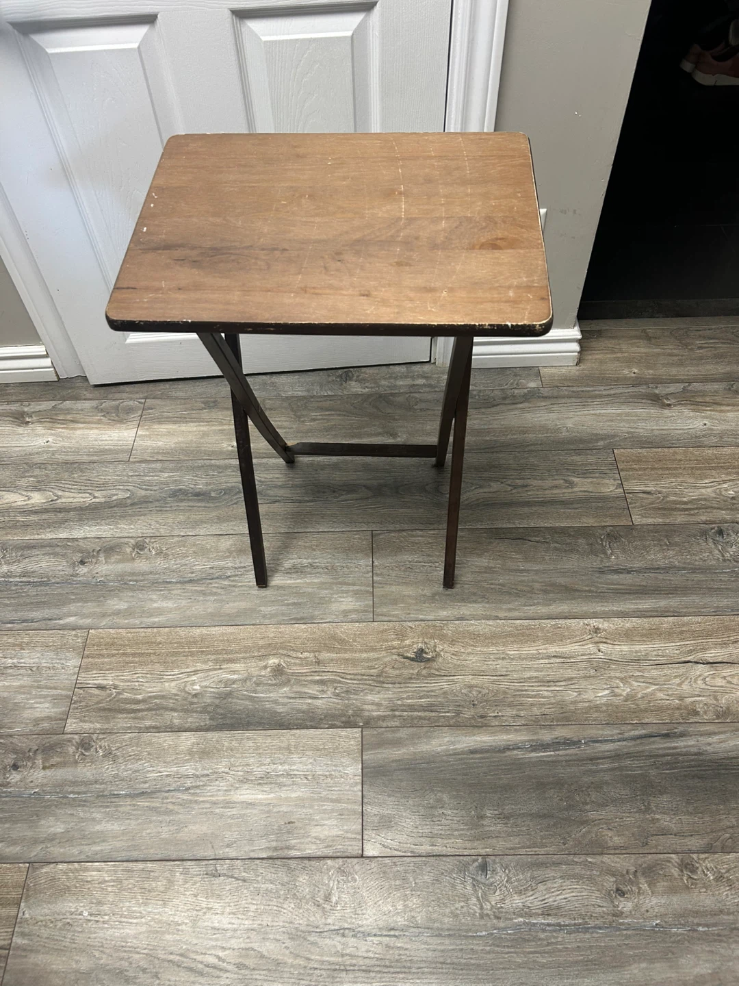 Vintage Wooden TV Tray Table