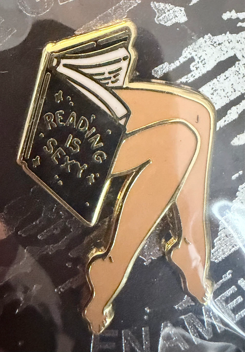 LUDOS "Reading is Sexy" Enamel Pin