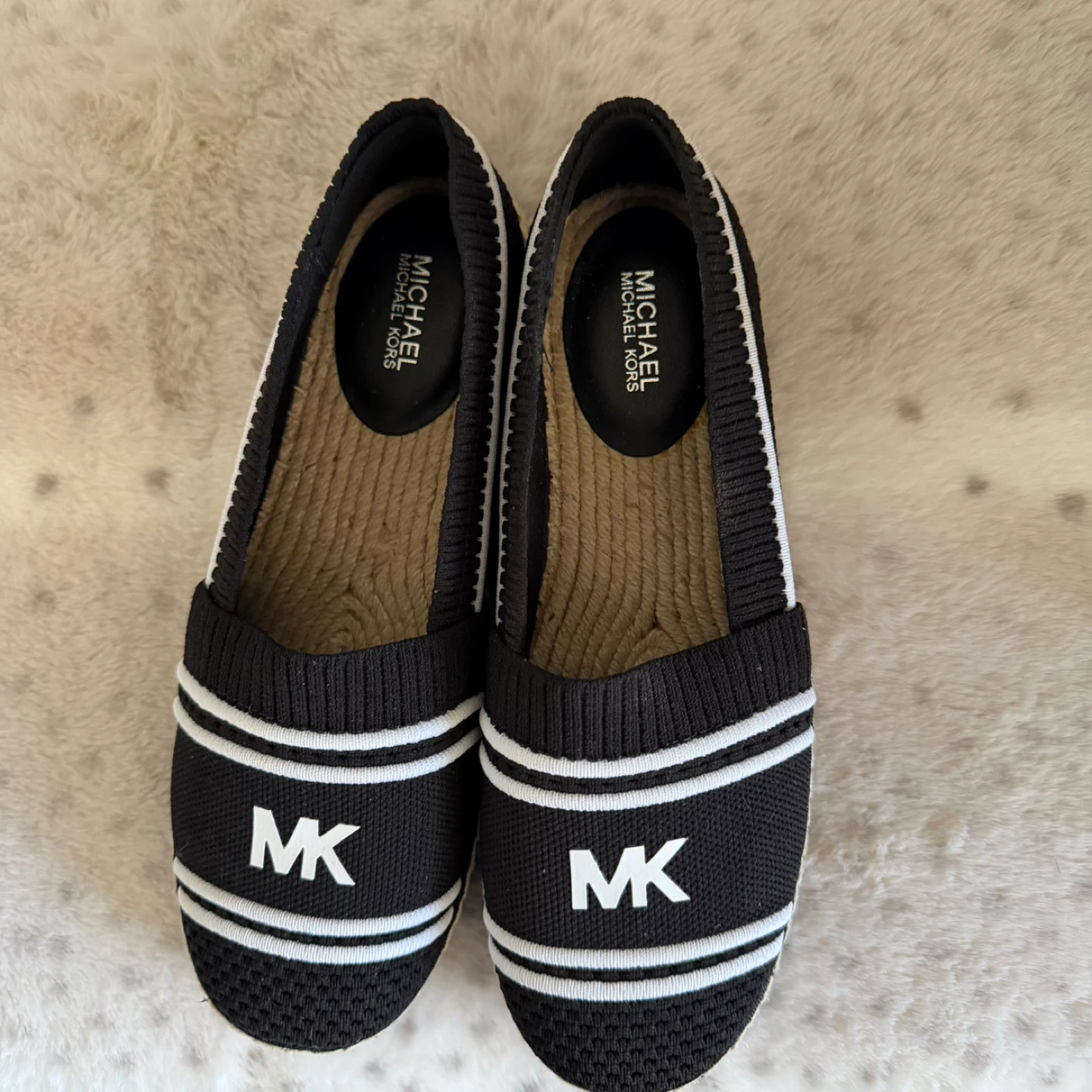 MICHAEL KORS Black MK Espadrille Flats - photo 5