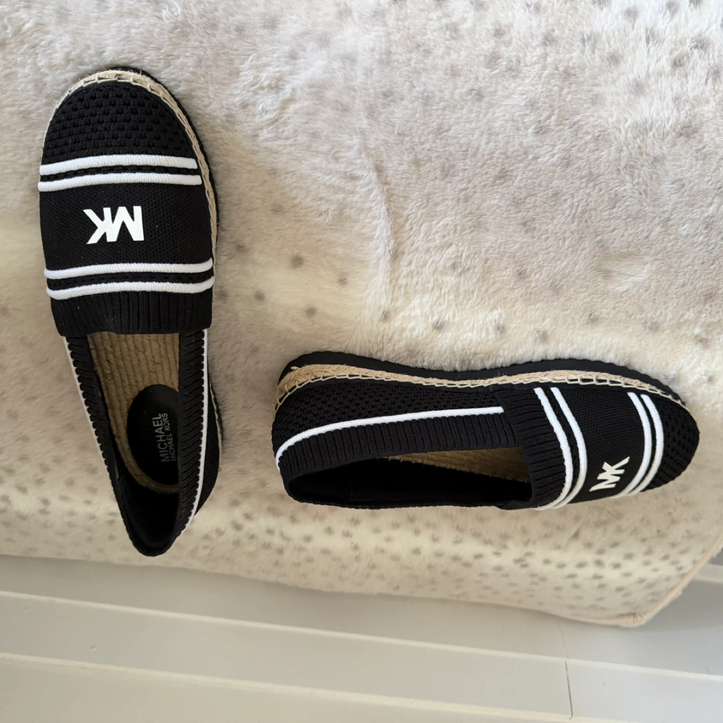 MICHAEL KORS Black MK Espadrille Flats - photo 2