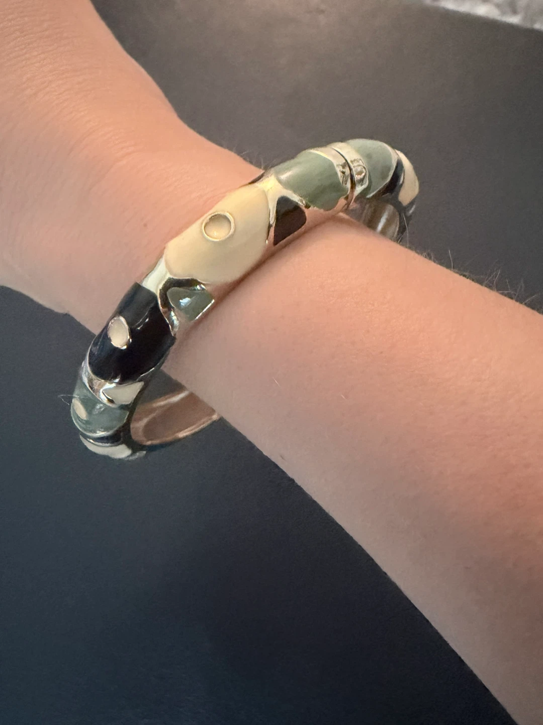 Camo Pattern Bangle Bracelet