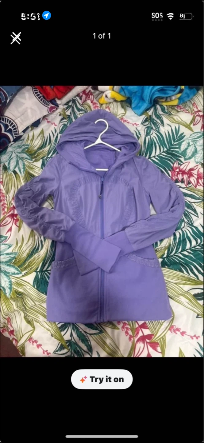 Lululemon Scuba Hoodie Jacket - Purple