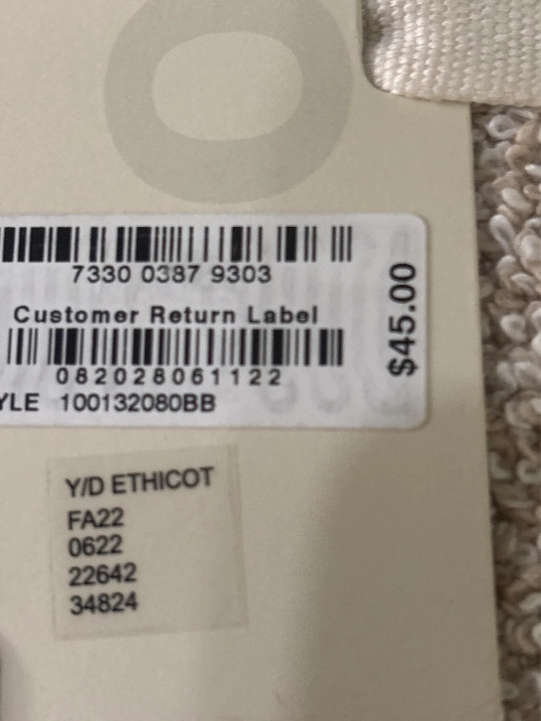 New Oake Set of 3 Bath, Hand, Wash Towels - 100% Cotton - photo 5