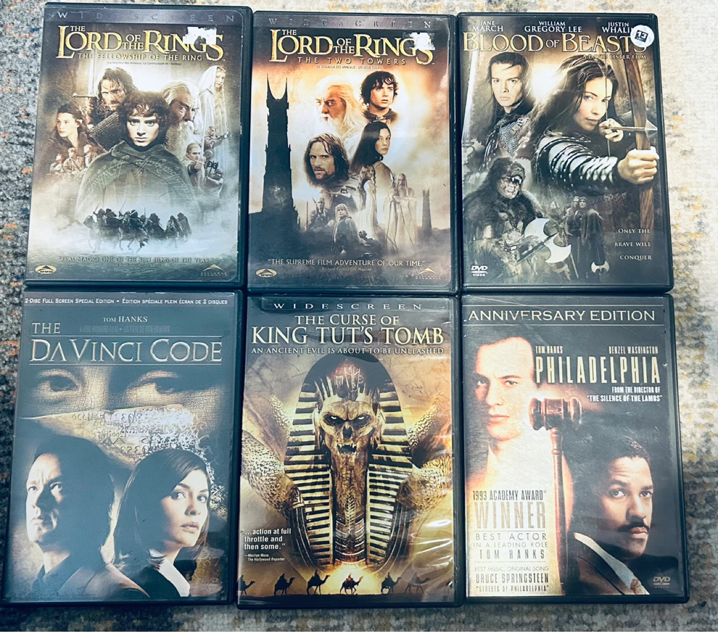DVD Movie Lot – Fantasy / Drama / Adventure Movies