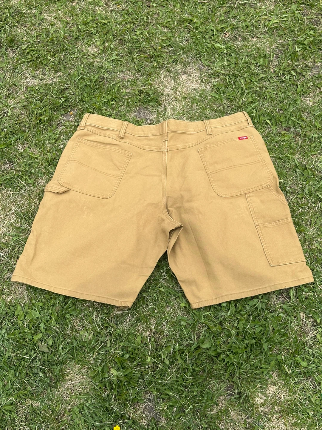 Wrangler Five Star Performance Carpenter Shorts Tan Size 40 - photo 4