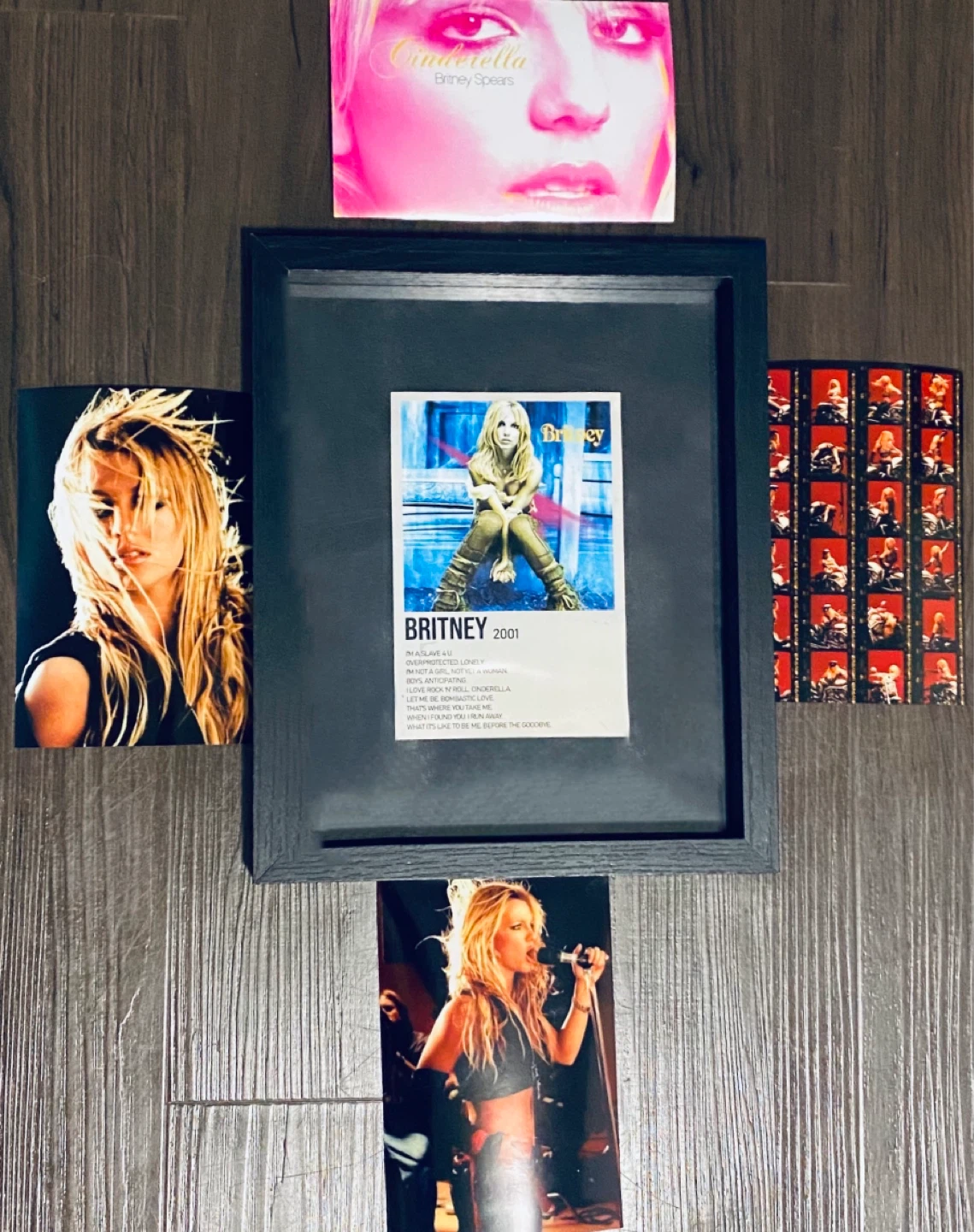 Britney Spears Britney 2001 Framed Album Art & Photos