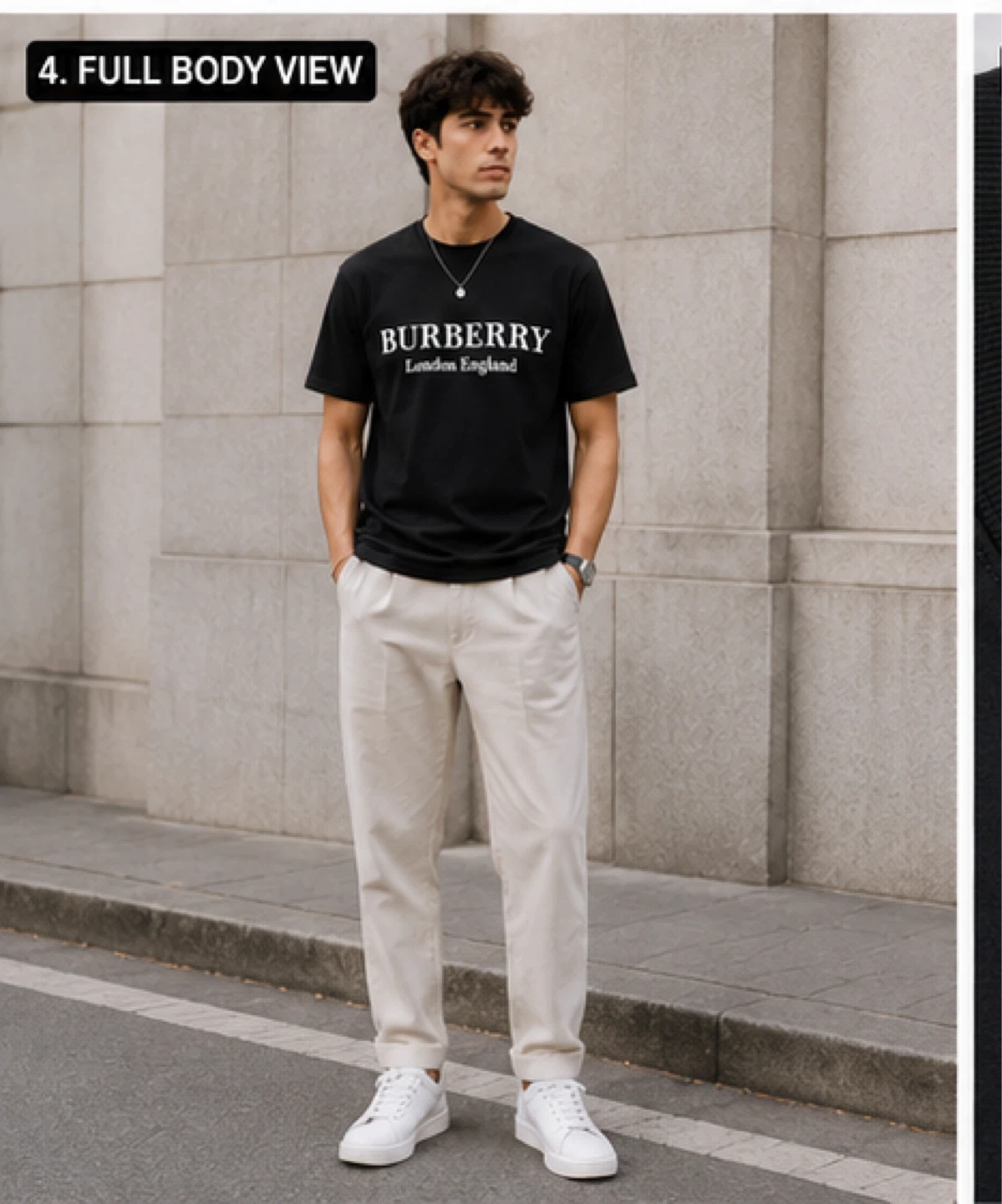 Black London Graphic Tee – Premium Streetwear Style - photo 4