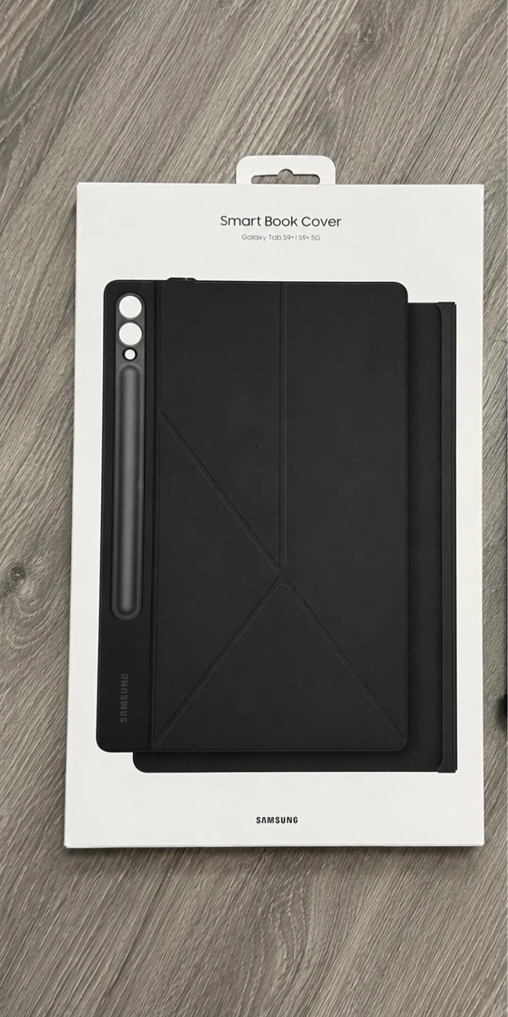 Samsung Galaxy Tab S9+ Smart Book Cover - Black