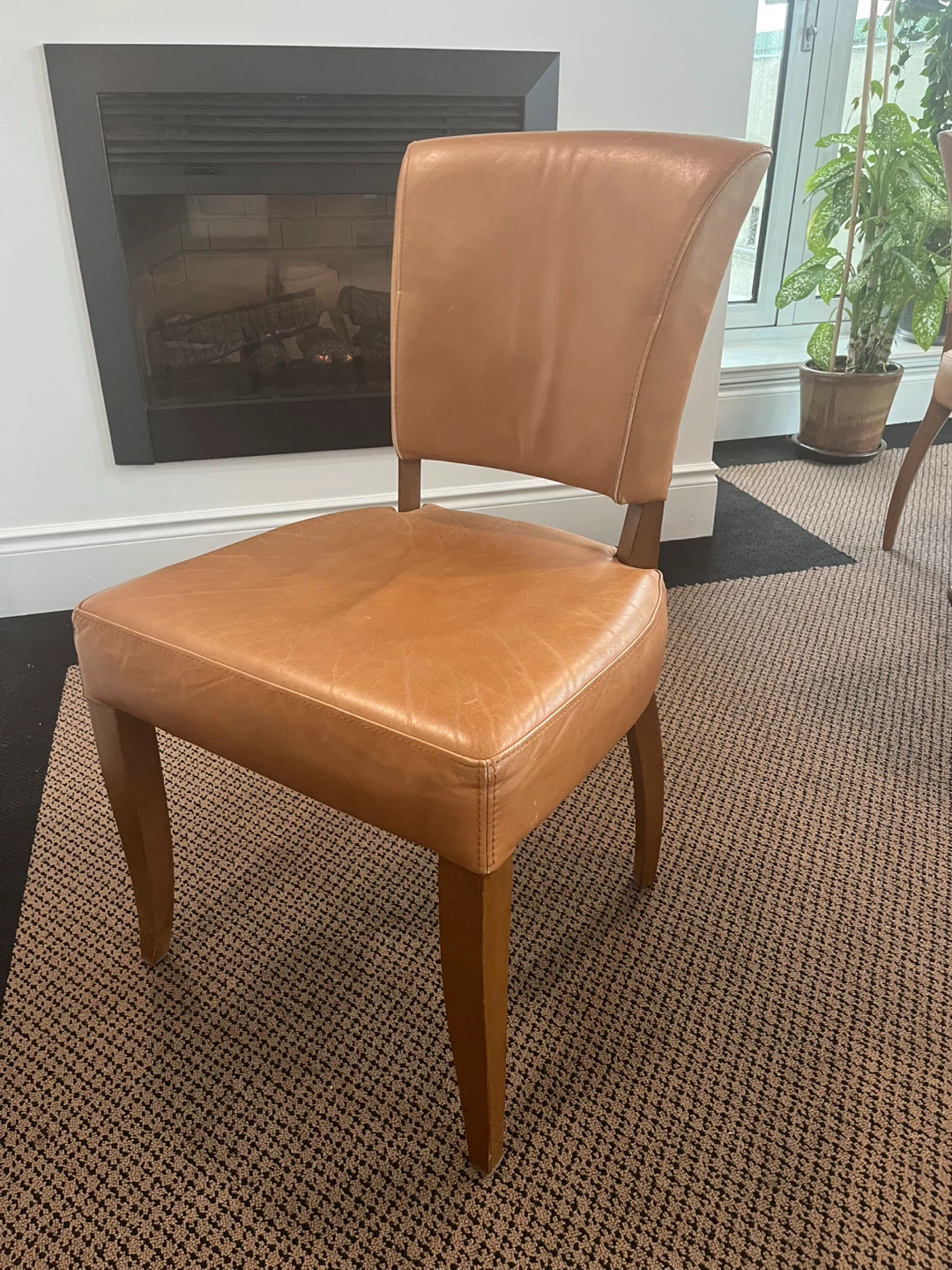 Set of 8 Leather Dining Chairs - photo 4