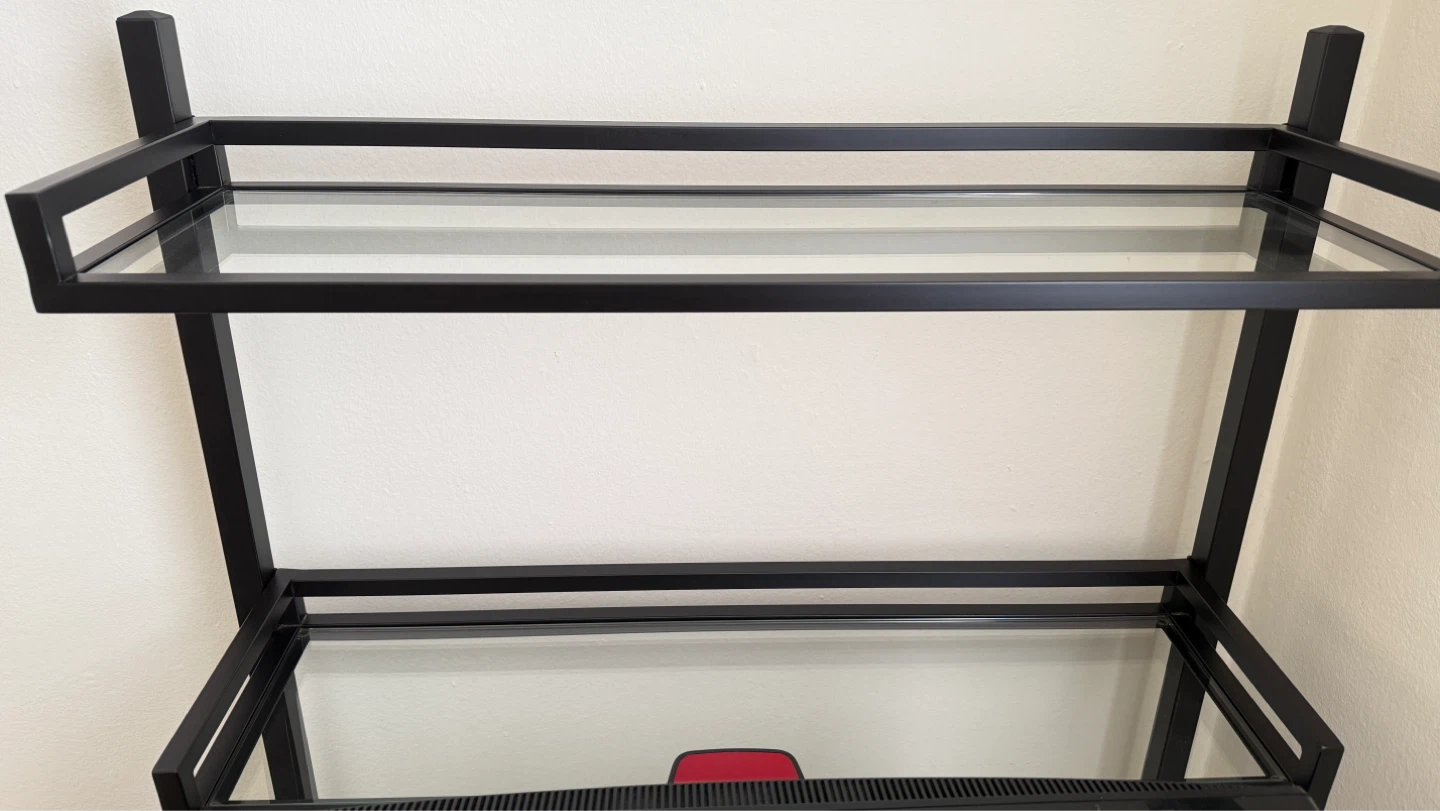 Tempered Glass Top Computer Desk - photo 4
