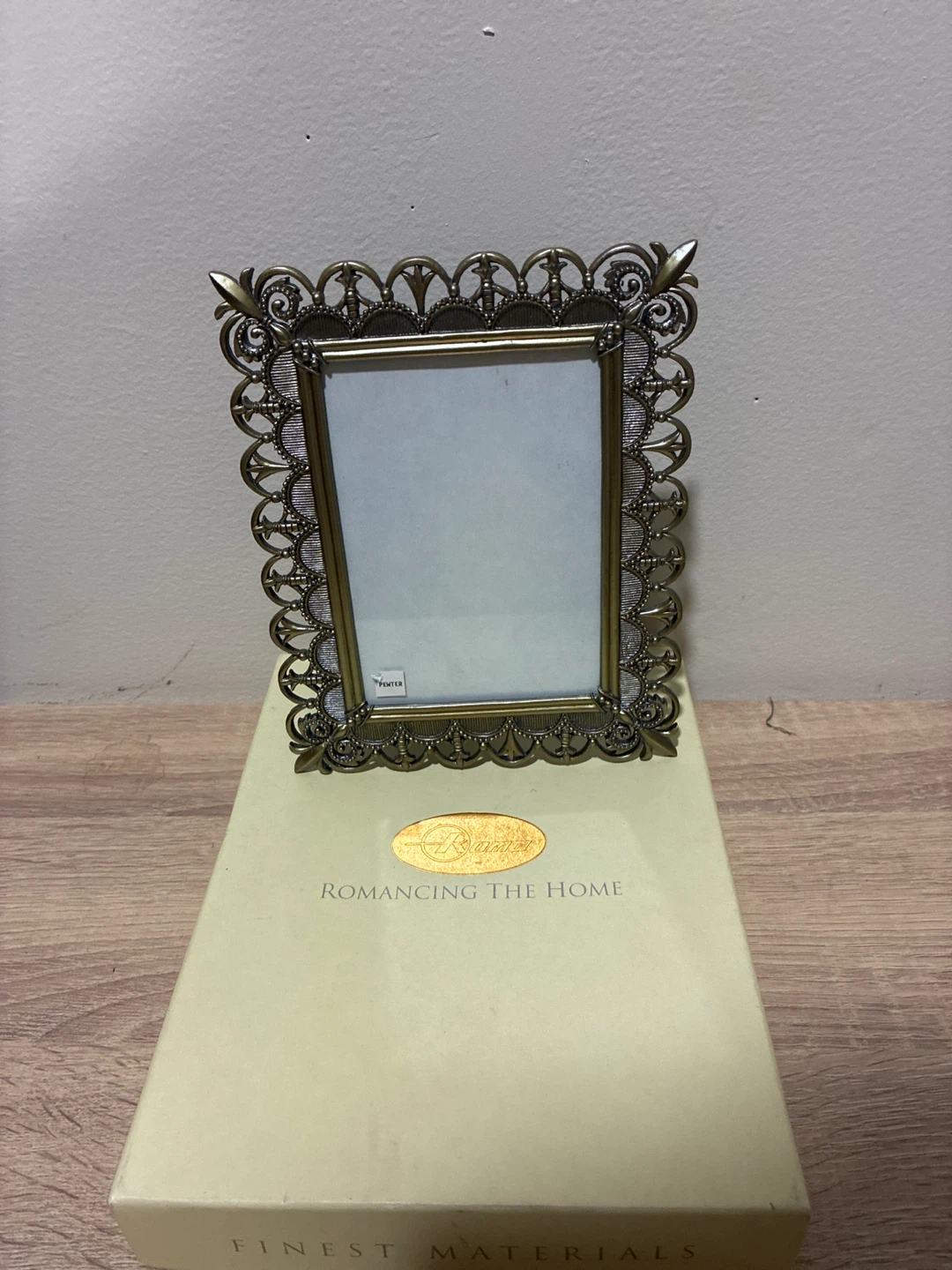Ramer Pewter Ornate Photo Frame
