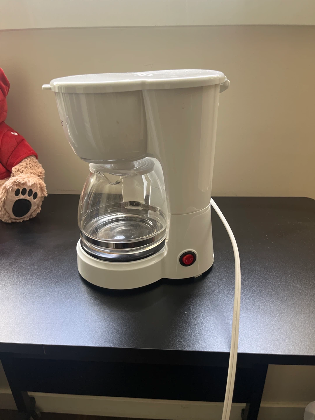 White Coffee Maker