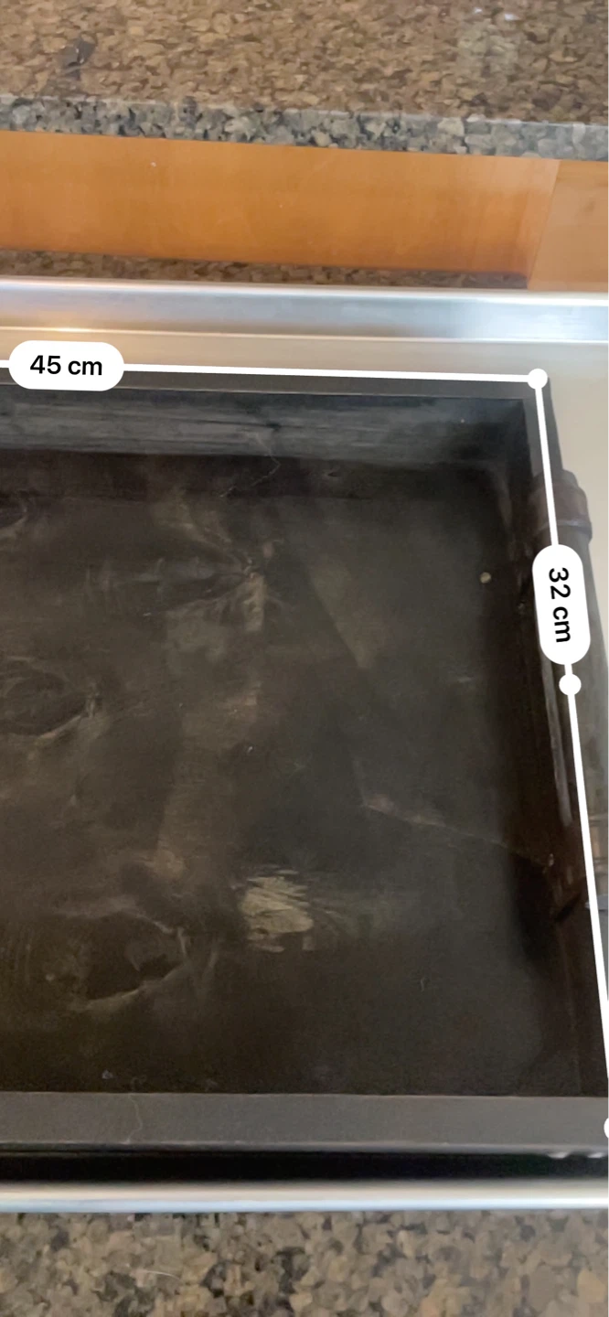 Decorative Serving Tray with wood covered handles - photo 2